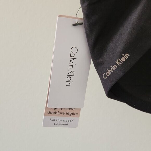 CALVIN KLEIN | Perfectly Fit Lightly Lined Memory Touch Bra black Sz 36C - Picture 5 of 5